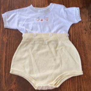 Vintage Honeysuckle 12 mos Romper